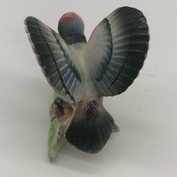 Vintage porcelain blue jay - Picture 5 of 5